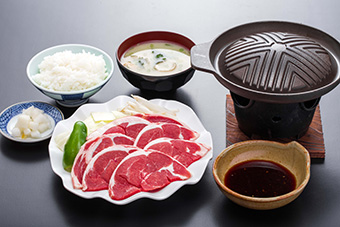 ジンギスカン定食